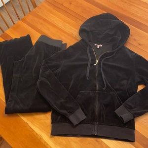 Juicy Couture velour tracksuit pants and hoodie